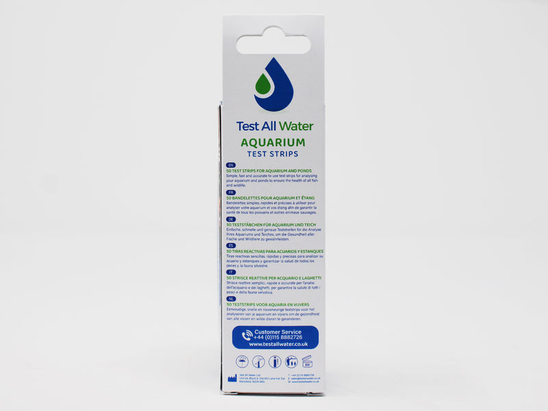 Aquarium 7 in 1 Test Strips, 50 strips/pk Test All Water