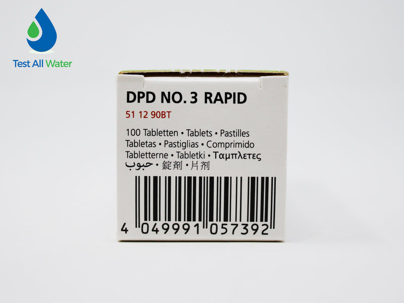 Lovibond DPD No 3 Rapid Dissolve Tablets