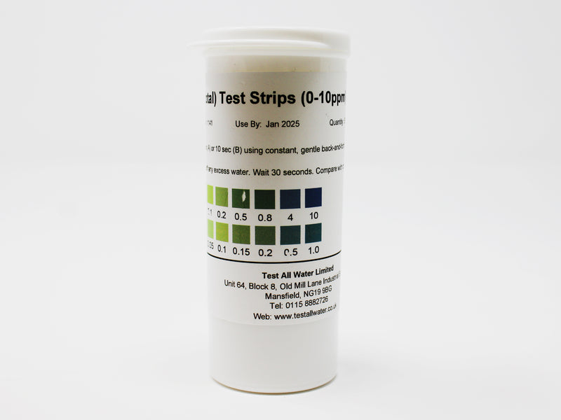 Chlorine Total Test Strips [0-10ppm] (50Pk)