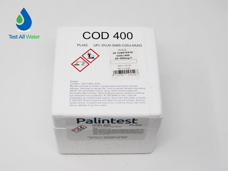 Palintest Chemical Oxgen Demand / 400 TUBETESTS