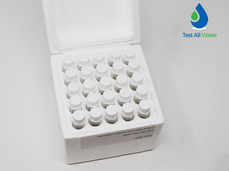 Palintest Chemical Oxygen Demand (COD) Tubetests. 50 - 2000 mg/L O2