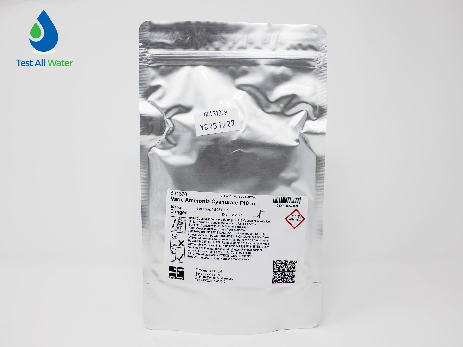 Lovibond Ammonia Vario Powder Reagent Set