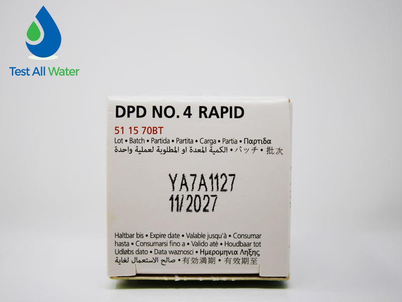 Lovibond DPD 4 Rapid Dissolve Tablets