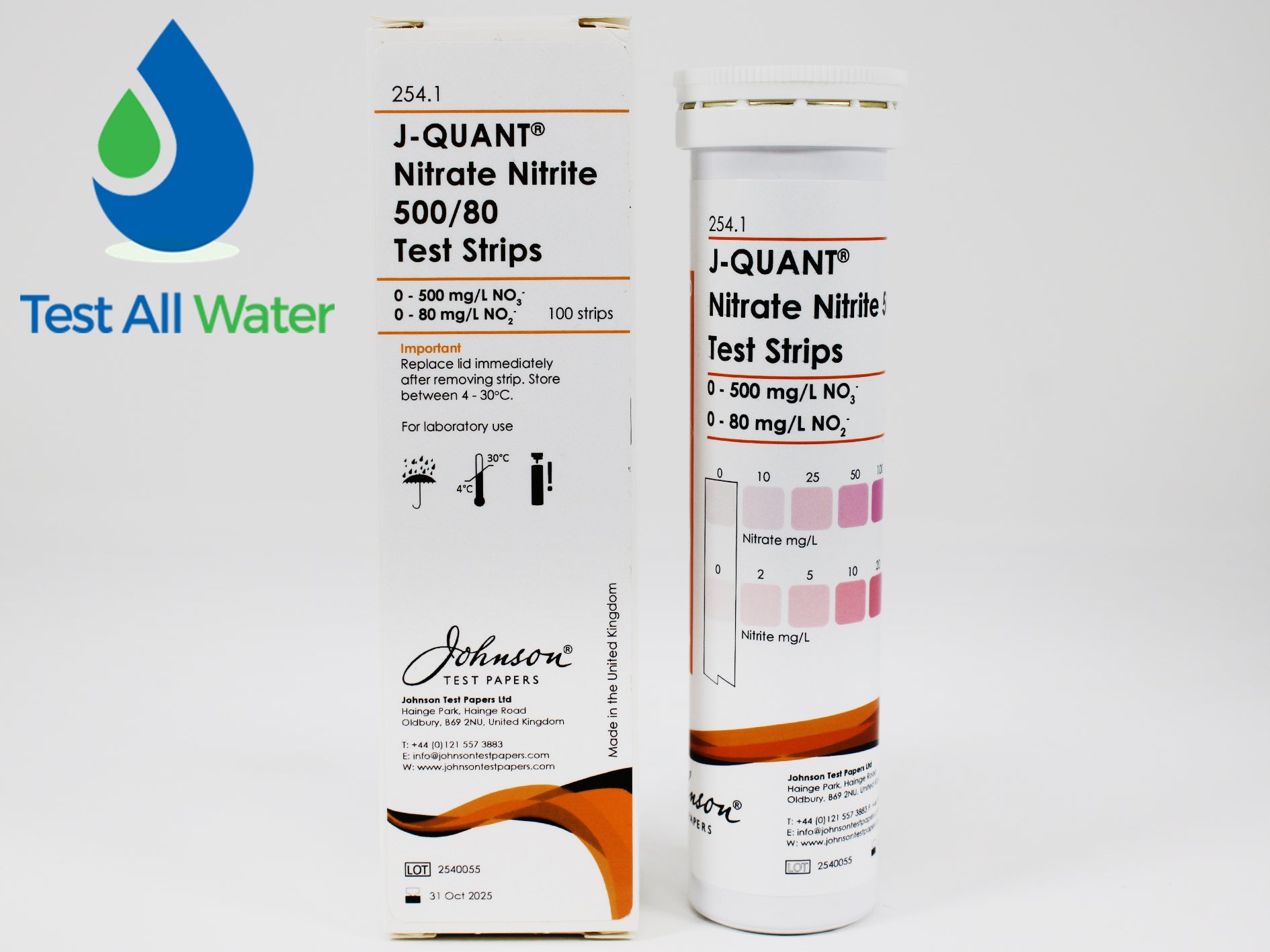 Nitrate/Nitrite Test Strips 80/500