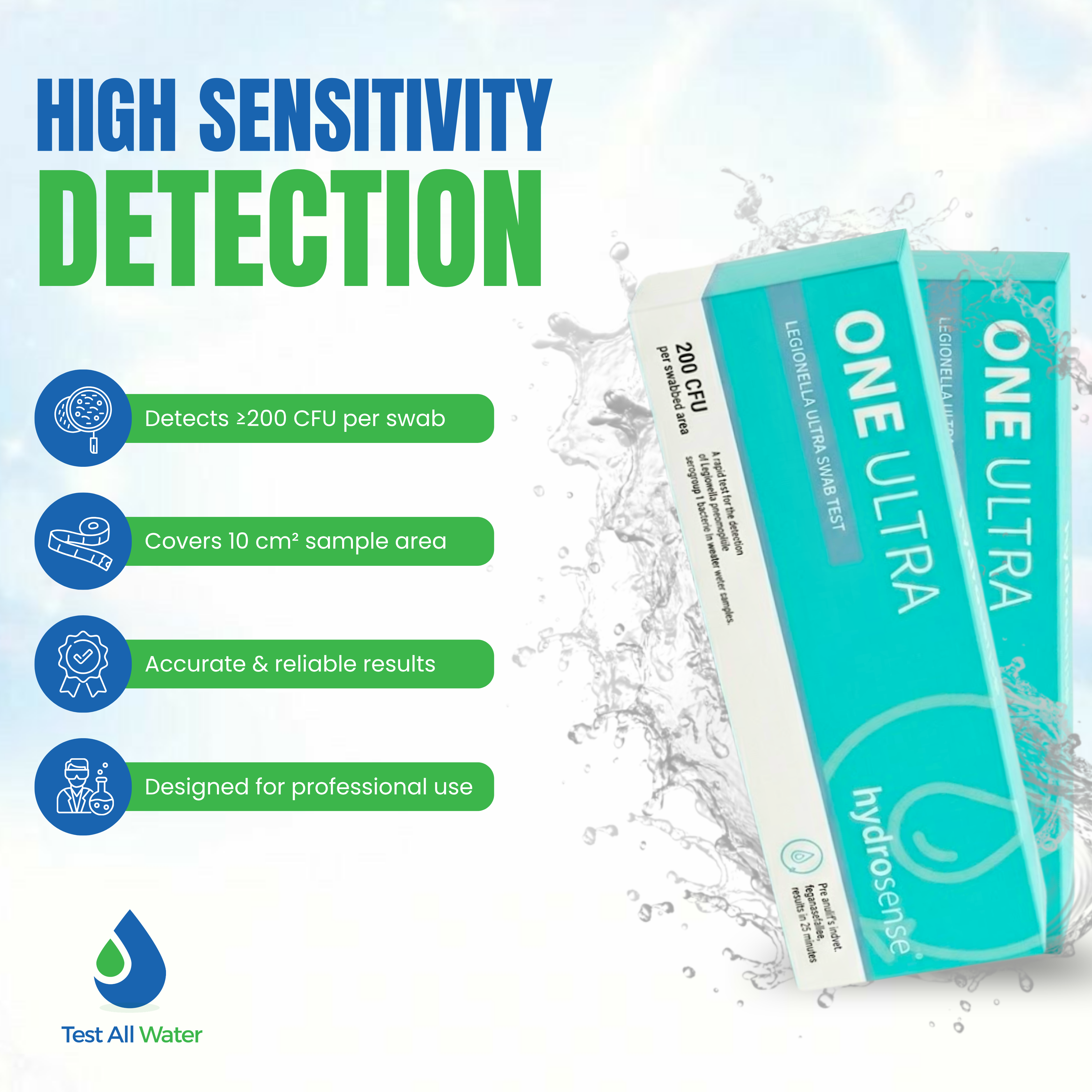 Hydrosense ONE Ultra Legionella Swab Test