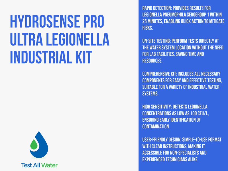 Hydrosense PRO Ultra Legionella Industrial Kit