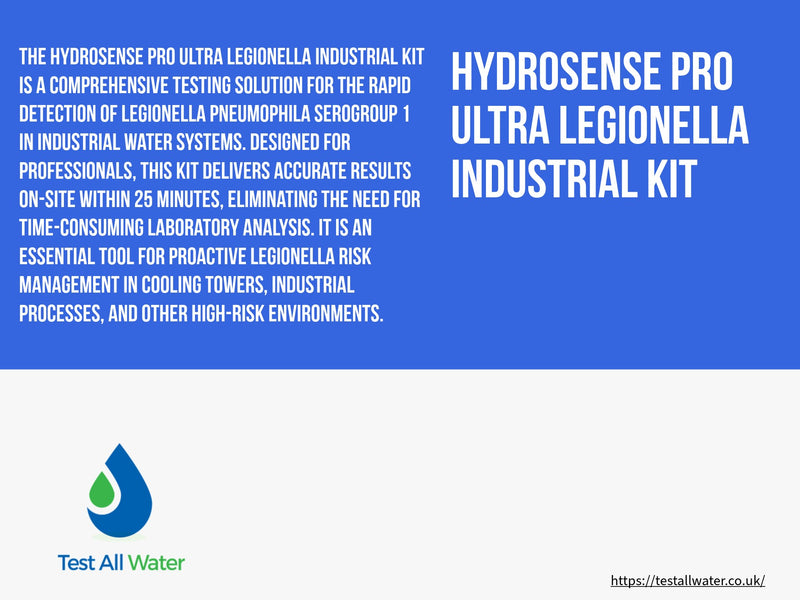 Hydrosense PRO Ultra Legionella Industrial Kit