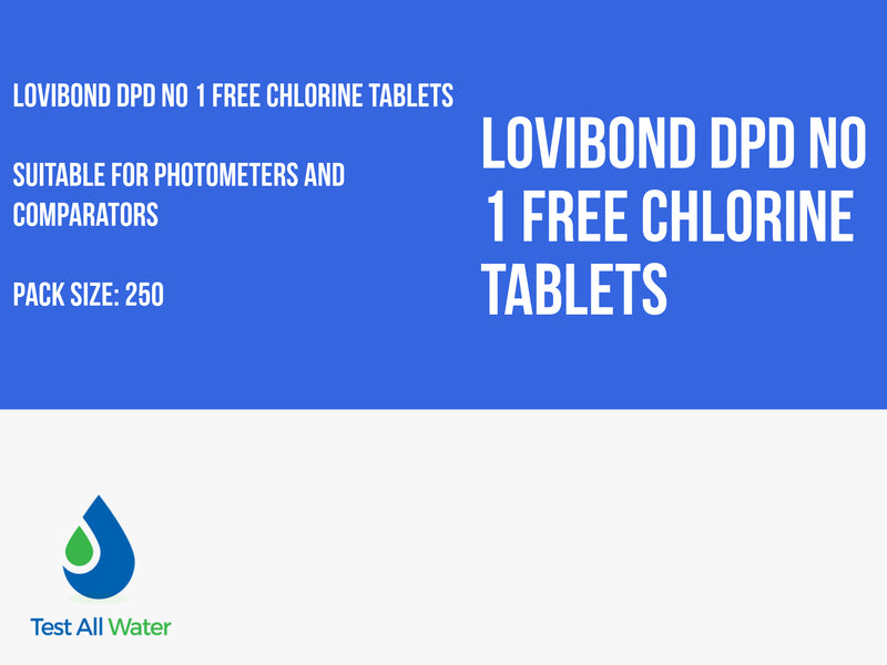 Lovibond DPD No 1 Free Chlorine Tablets