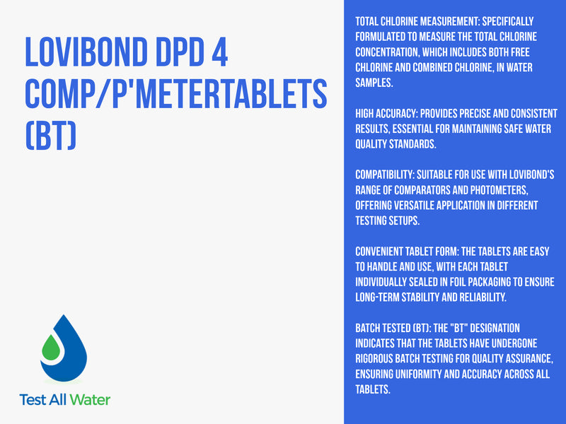 Lovibond DPD 4 Comparator/Photometer Reagents