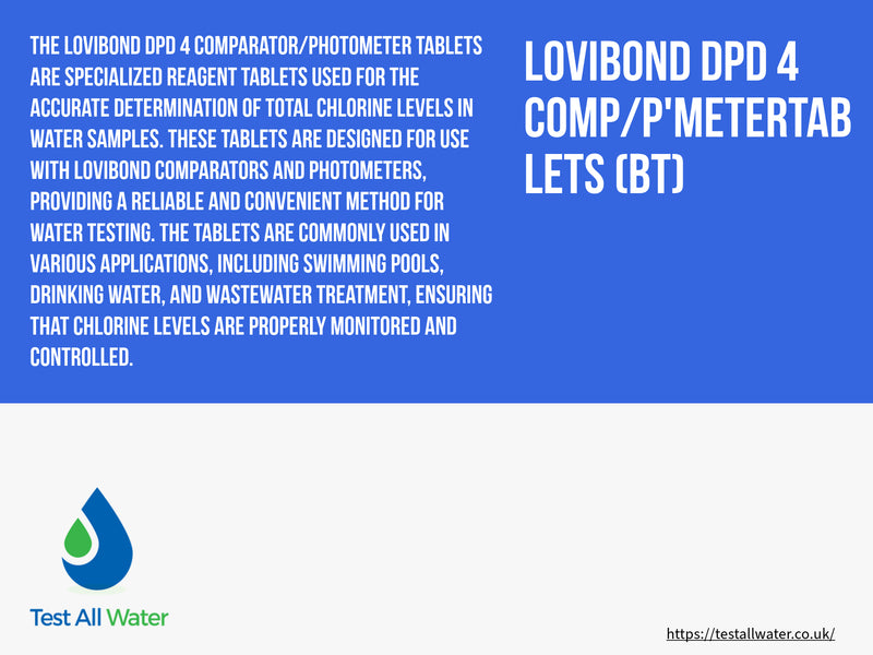 Lovibond DPD 4 Comparator/Photometer Reagents