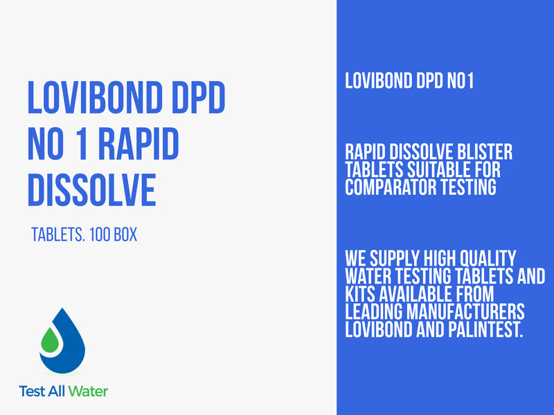 Lovibond DPD No 1 Rapid Dissolve Tablets