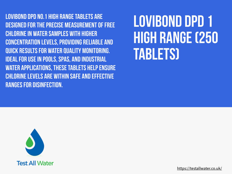 Lovibond DPD 1 High Range Tablets