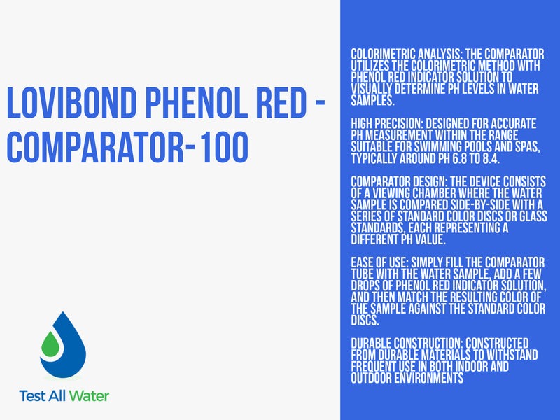 Lovibond Phenol Red Comparator Tablets