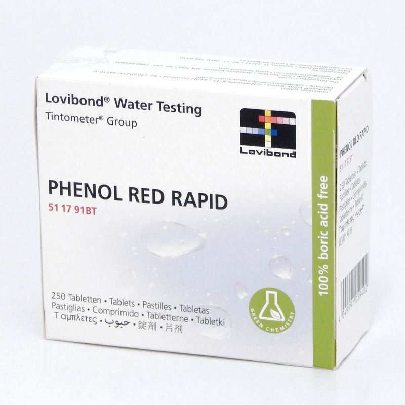 Testallwater Lovibond Multipack : DPD No 1 Rapid/DPD No 3 Rapid/Phenol Red Rapid