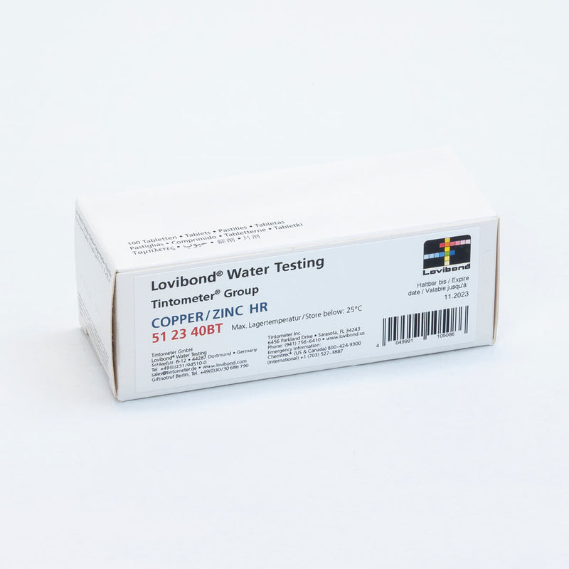 Lovibond Copper/Zinc H.R.Test Tablets