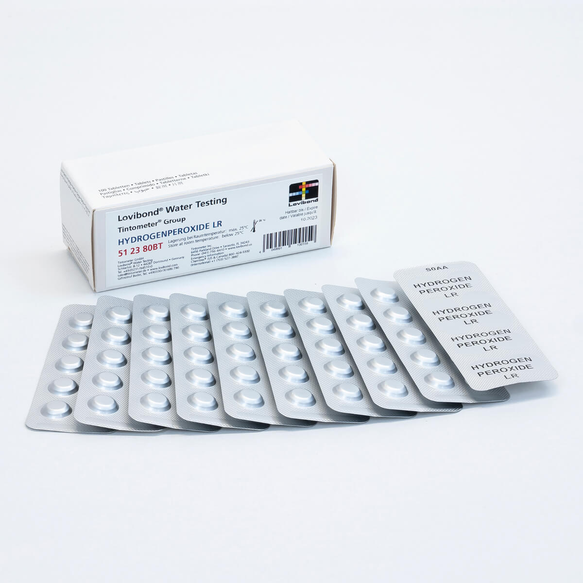 Lovibond Hydrogen Peroxide L.R.Tablets