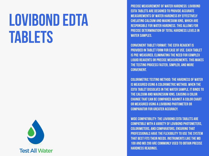 Lovibond EDTA Tablets