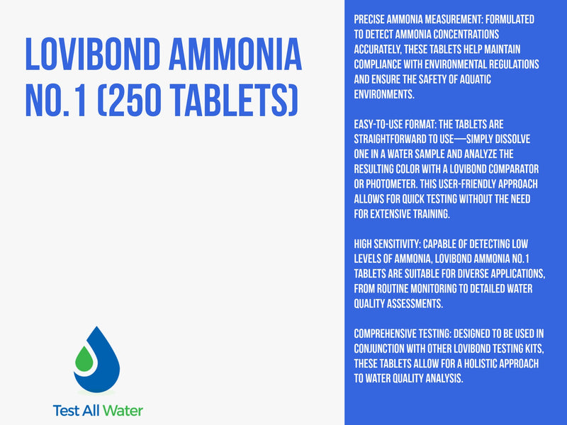 Lovibond Ammonia No.1 Tablets