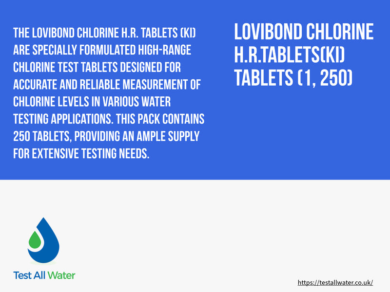 Lovibond Chlorine H.R.Tablets(KI) Tablets