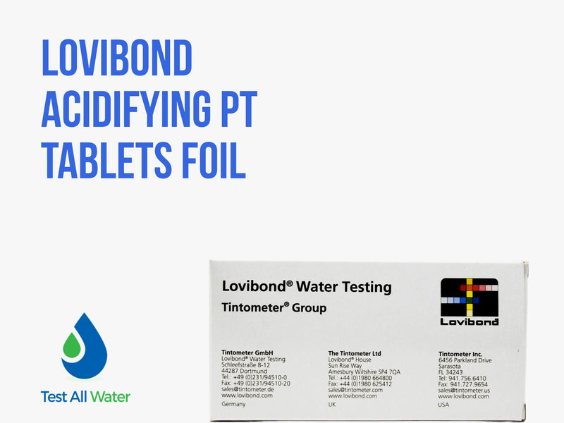 Lovibond Acidifying PT Tablets Foil