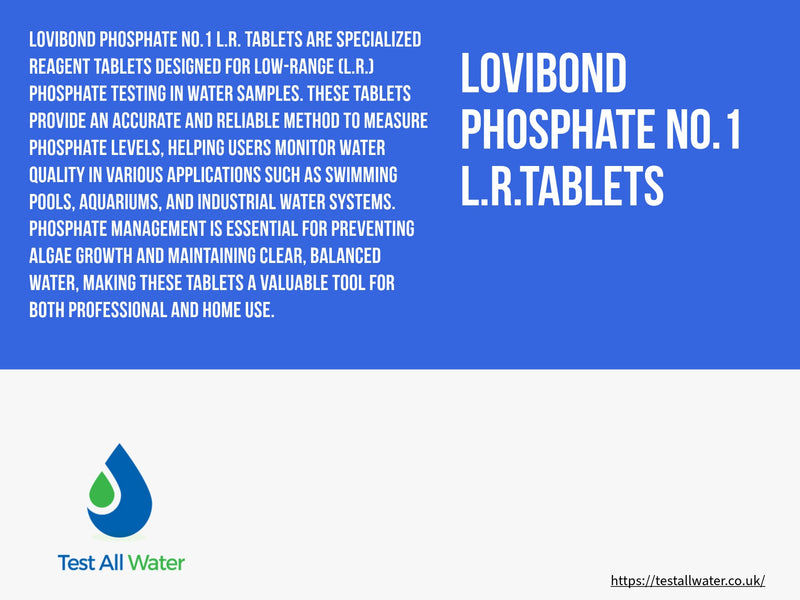 Lovibond Phosphate No.1 L.R.Tablets