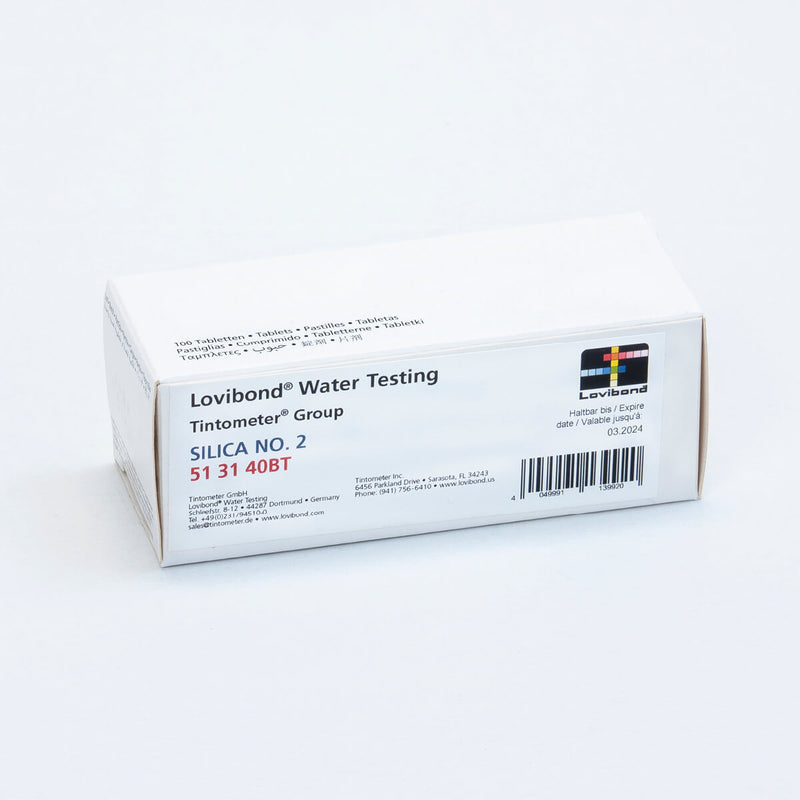 Lovibond Silica No.2 Tablets Foil