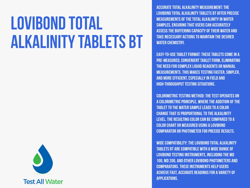 Lovibond Total Alkalinity Count Tablets