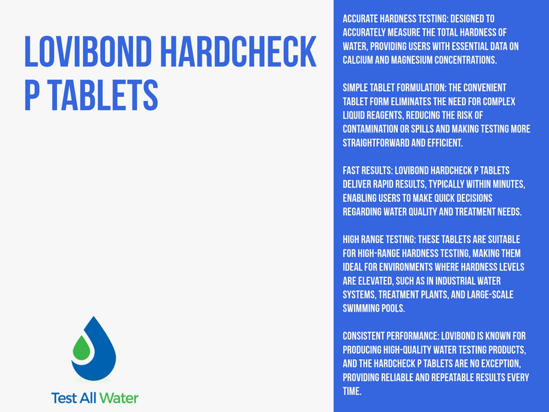 Lovibond Hardcheck P Tablets