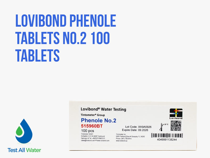 Lovibond Phenol Tablets No.2 100 Tablets