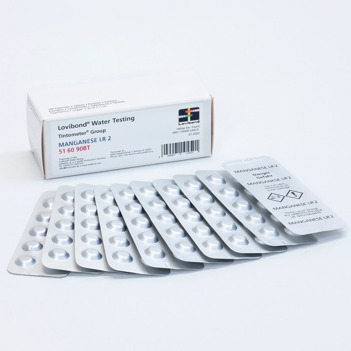 Lovibond Manganese LR No.2 Tablets