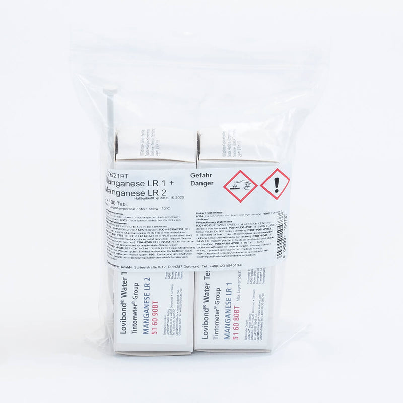 Lovibond Combi Pack Manganese LR No.1 & 2 100 Pack