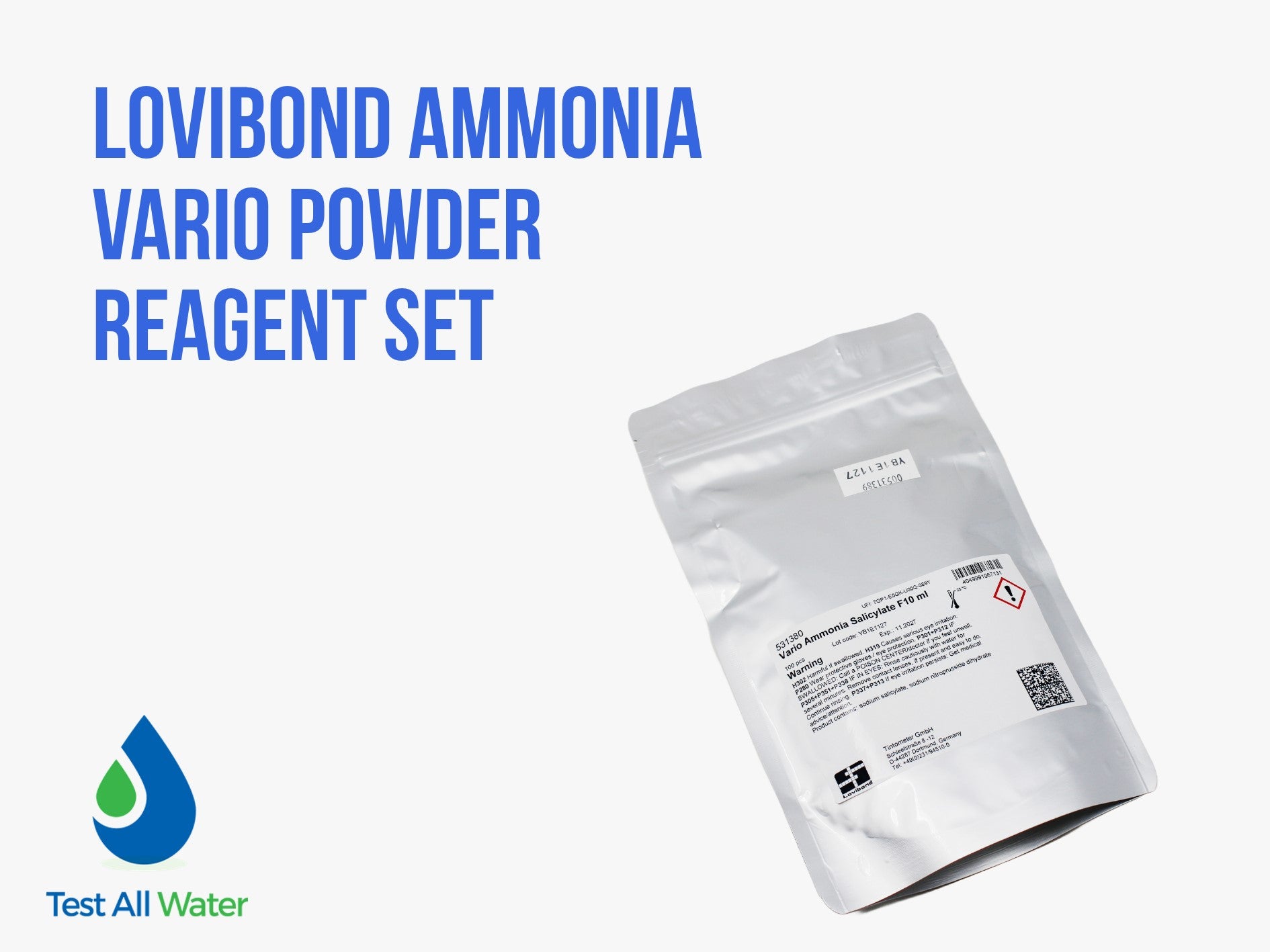 Lovibond Ammonia Vario Powder Reagent Set