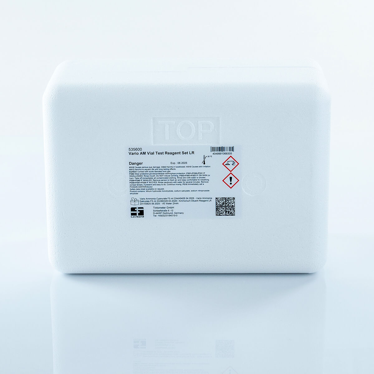 Lovibond Vario Ammonia LR Vials, 0-2.5mg/l, 50 tests