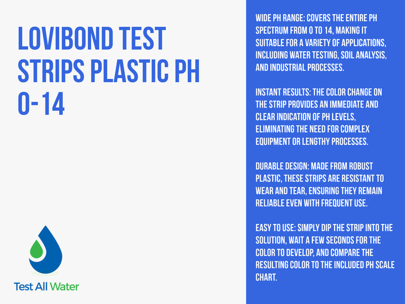 Lovibond Test Strips Plastic pH 0-14