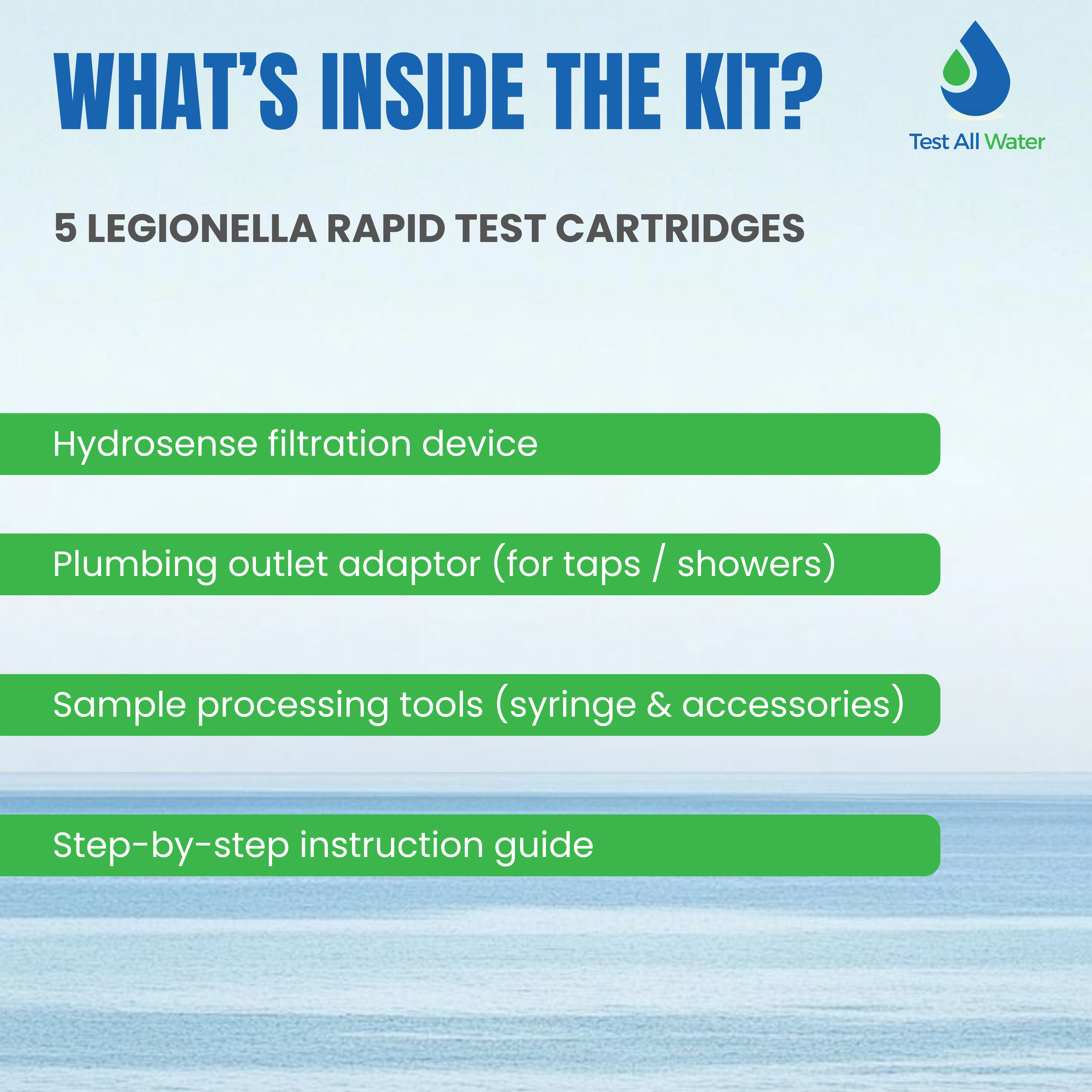 Hydrosense ONE Ultra Legionella Industrial Kit