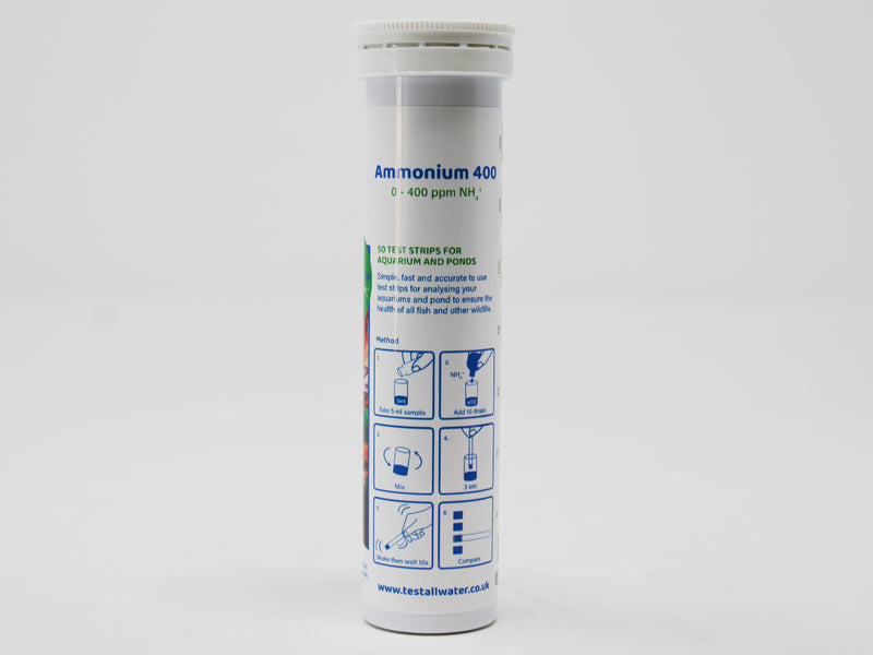 Aquarium Ammonium 400, 50 strips/pk Test All Water