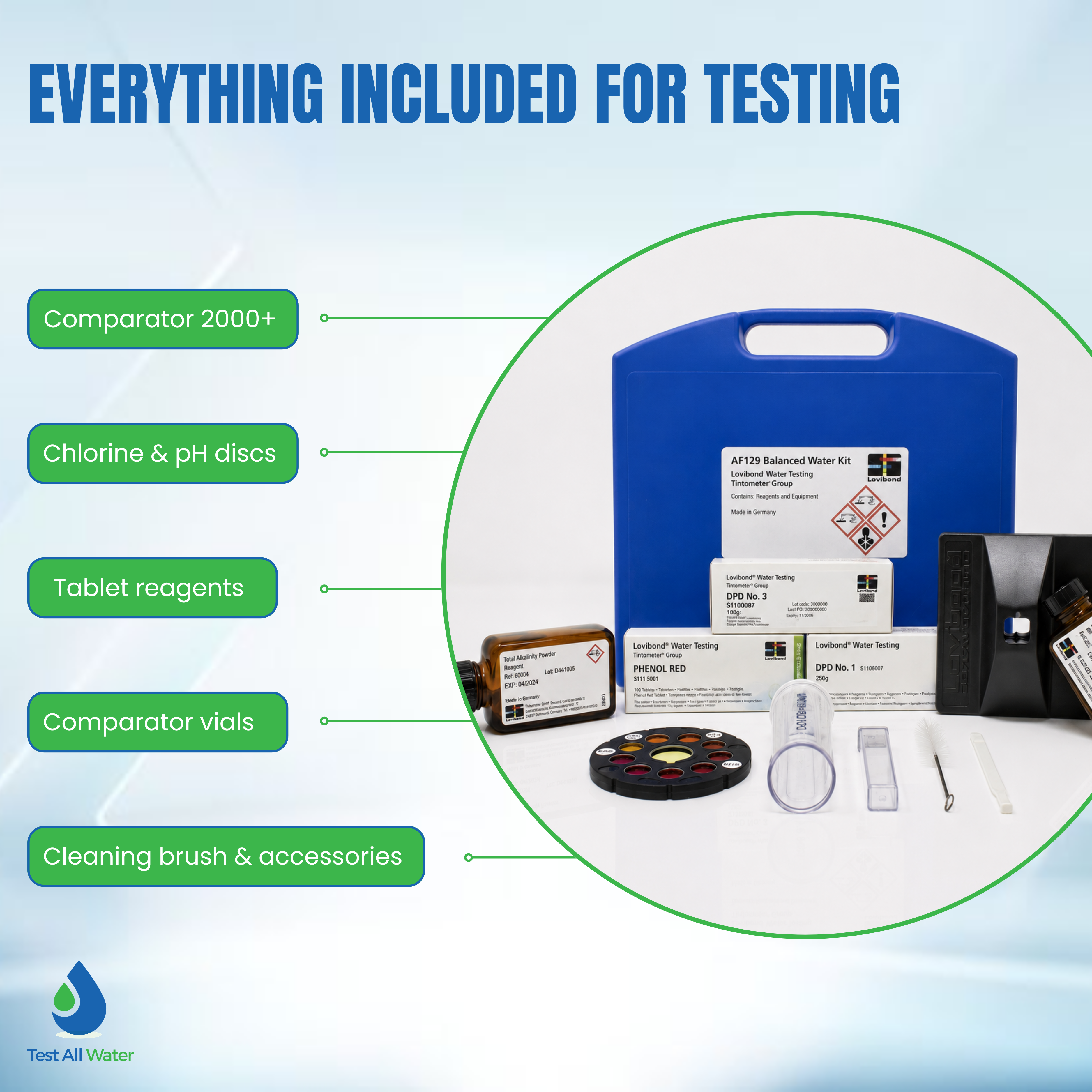 Lovibond AF129 Comparator Balanced Water Test Kit