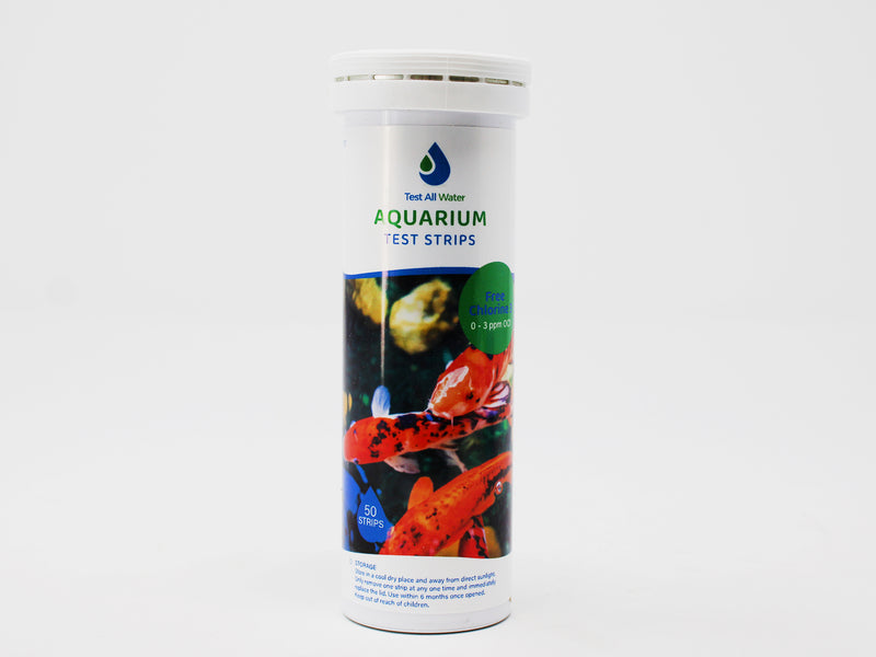 Aquarium Free Chlorine 3, 50 strips/pk Test All Water