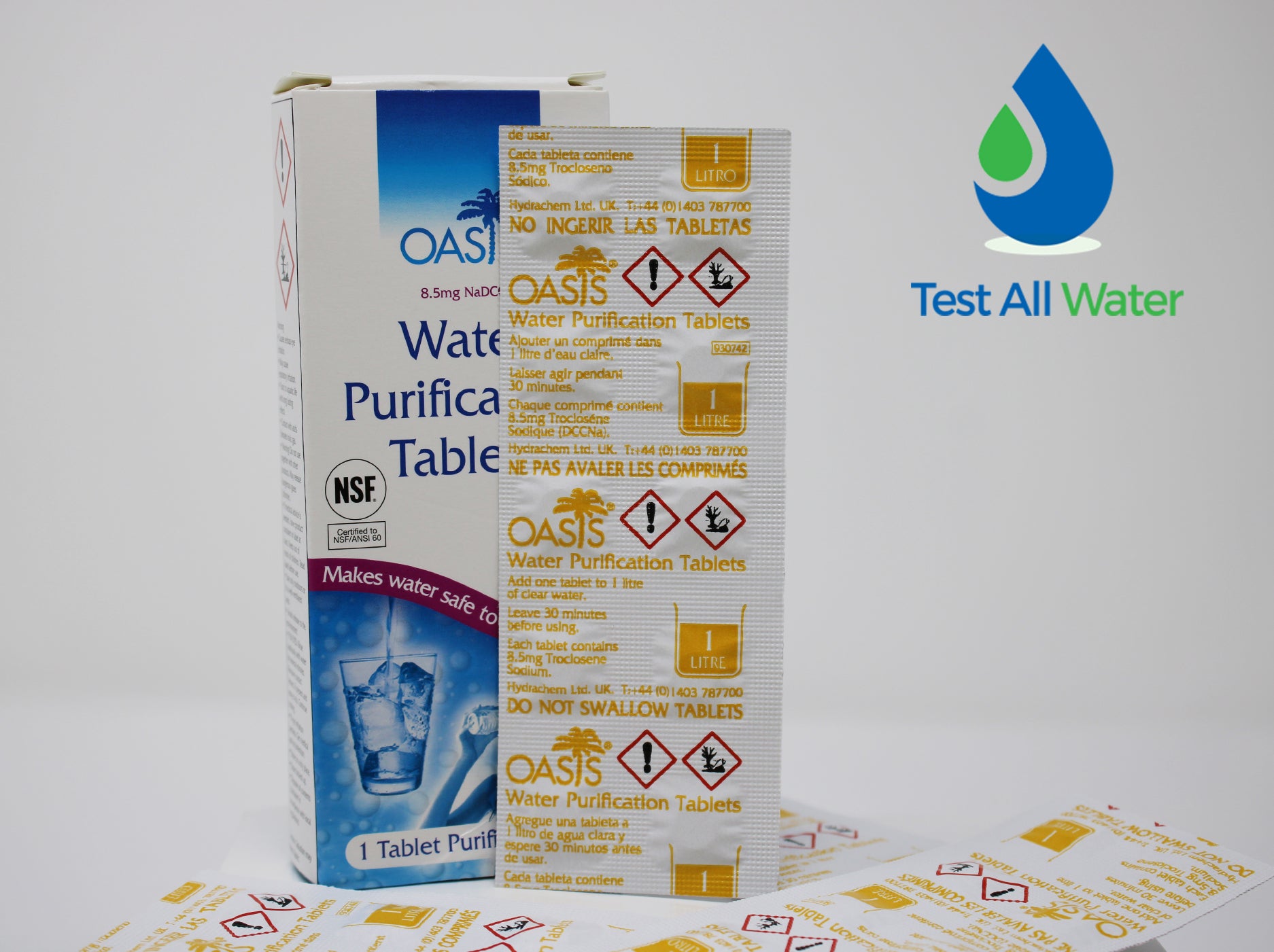 Oasis 50 Water Purification Tablets
