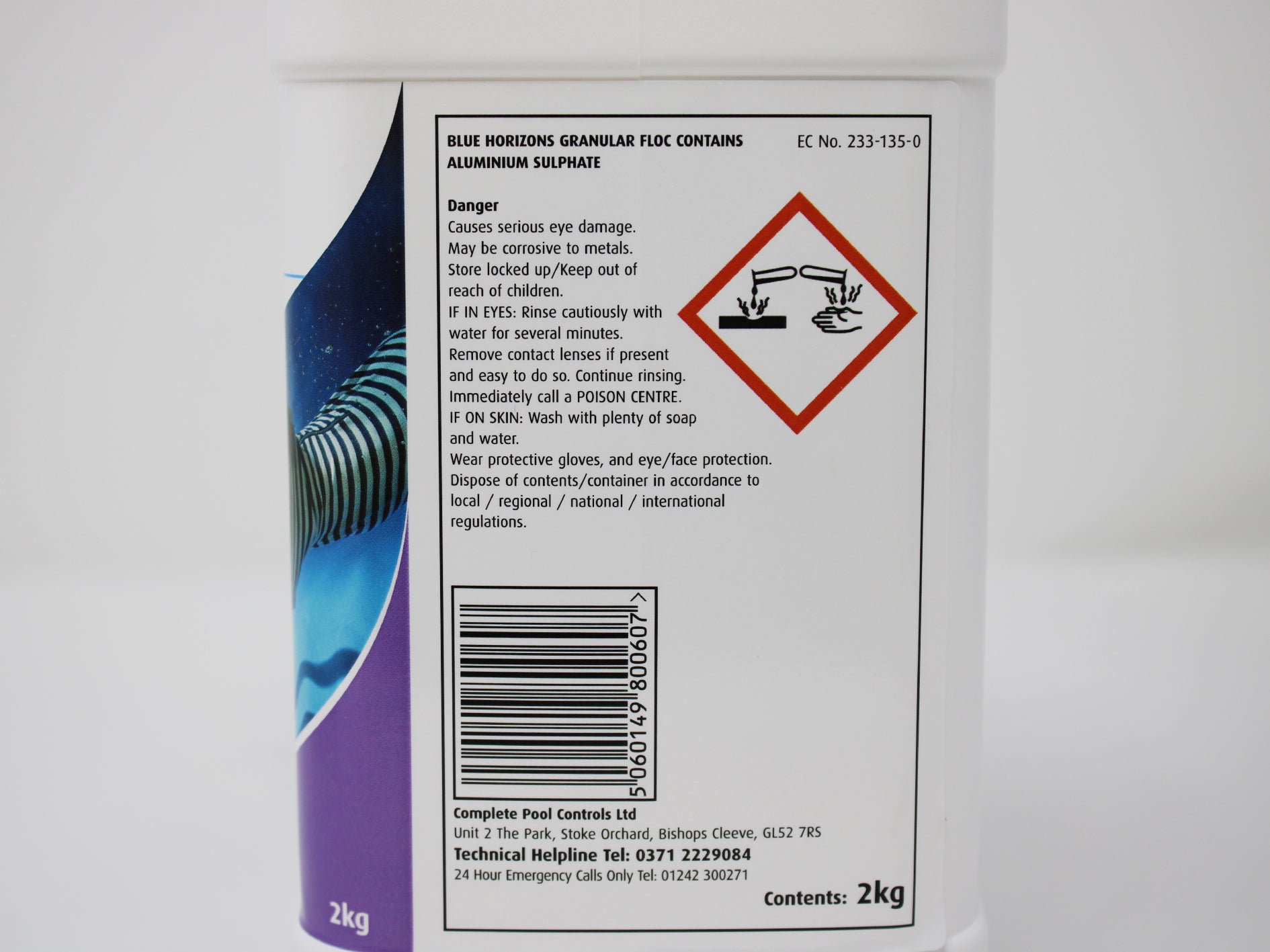 Blue Horizons Granular Floc 2Kg - Use CLAFLOC2OL as alternative