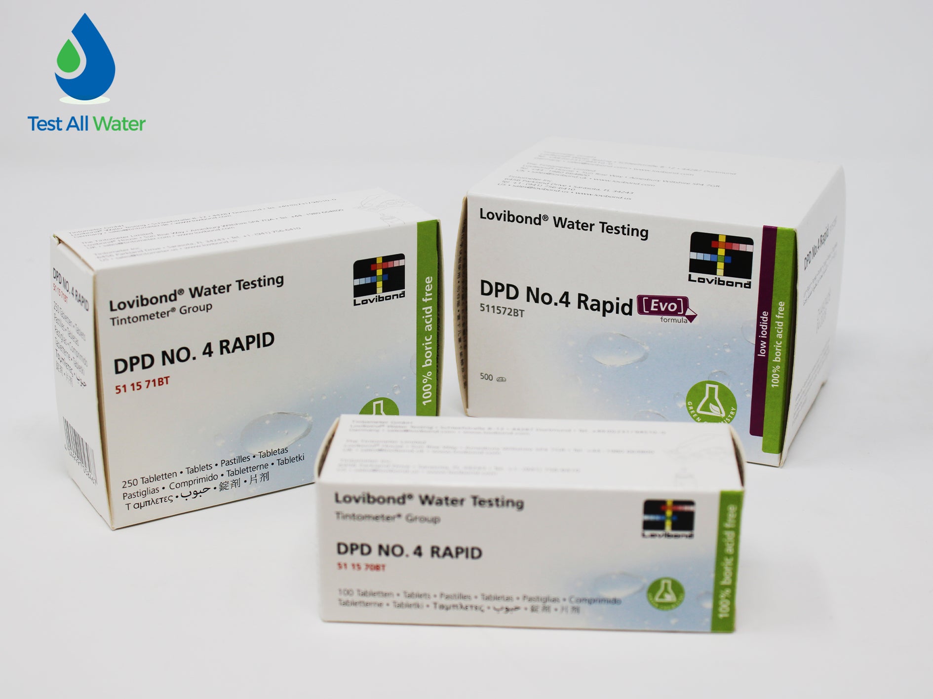 Lovibond DPD 4 Rapid Dissolve Tablets
