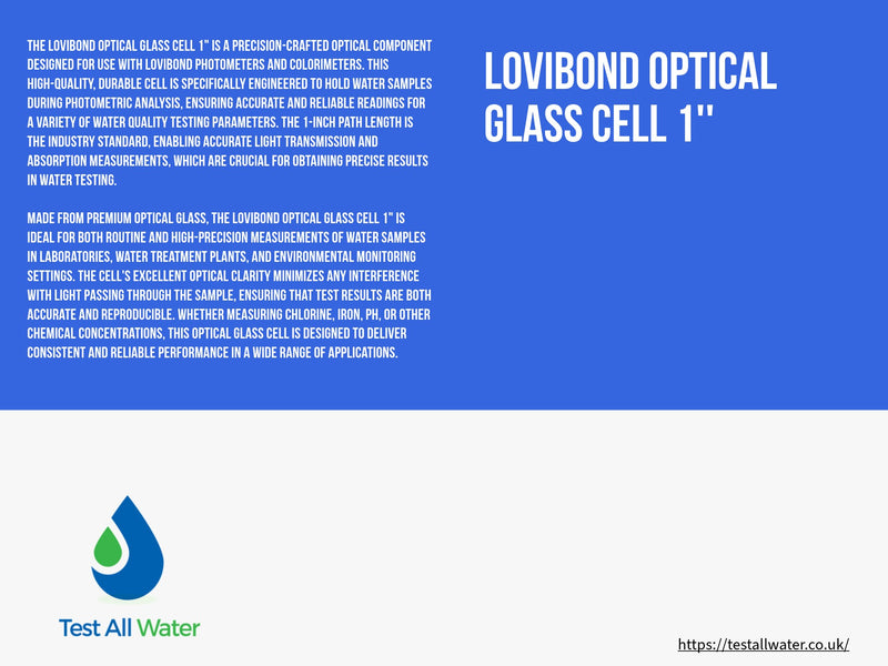 Lovibond Optical Glass Cell 1''