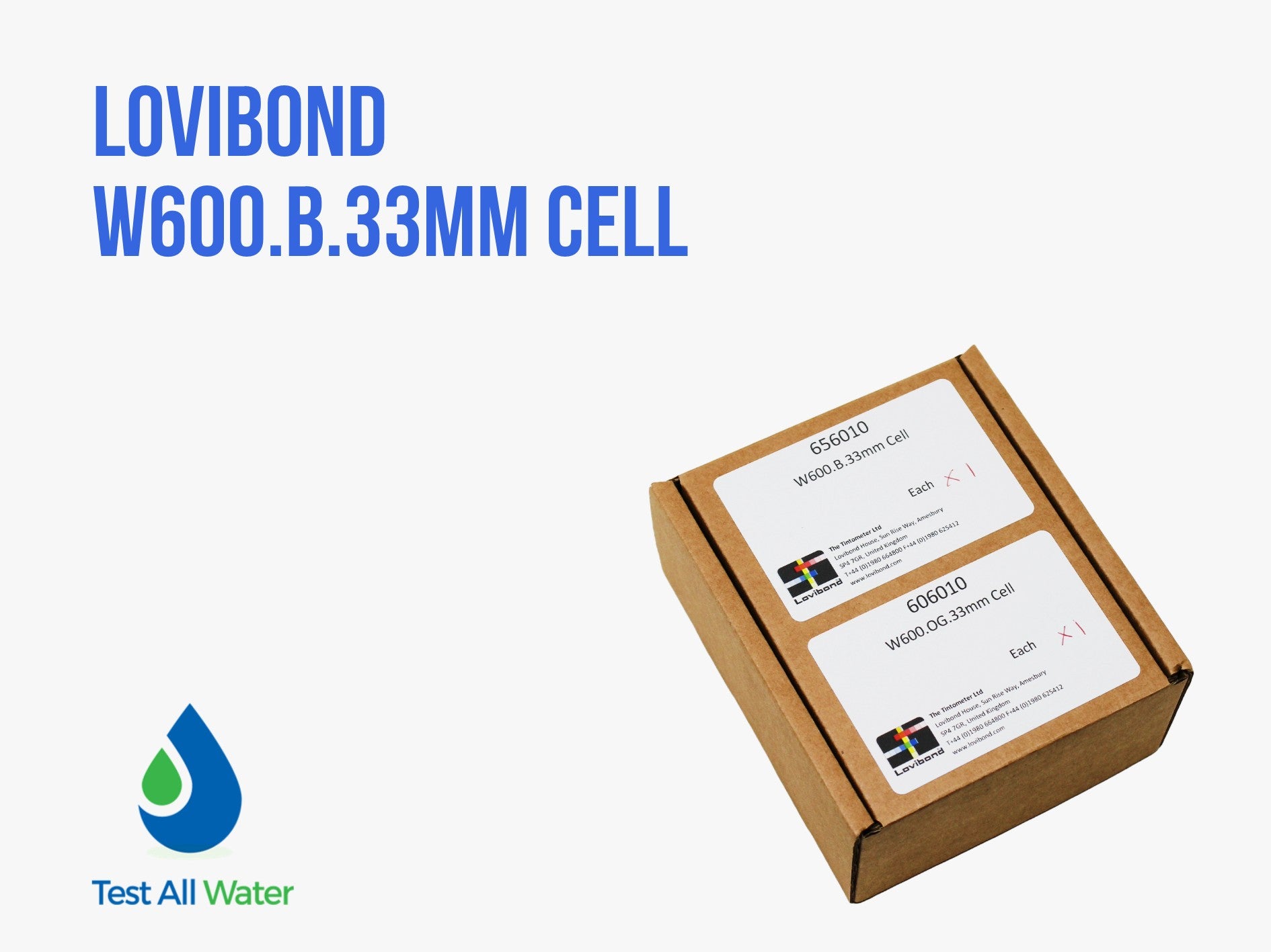 Lovibond W600.B.33mm Cell