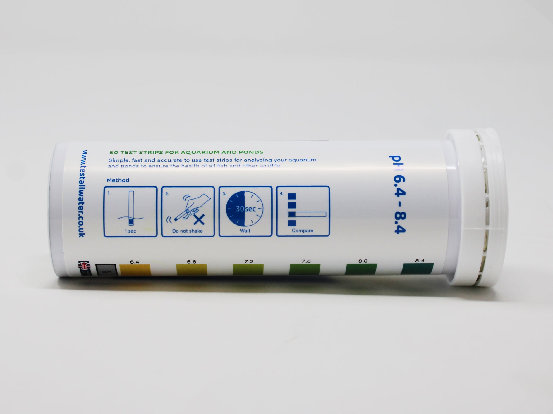 Aquarium pH 6.4 - 8.4, 50 strips/pk Test All Water