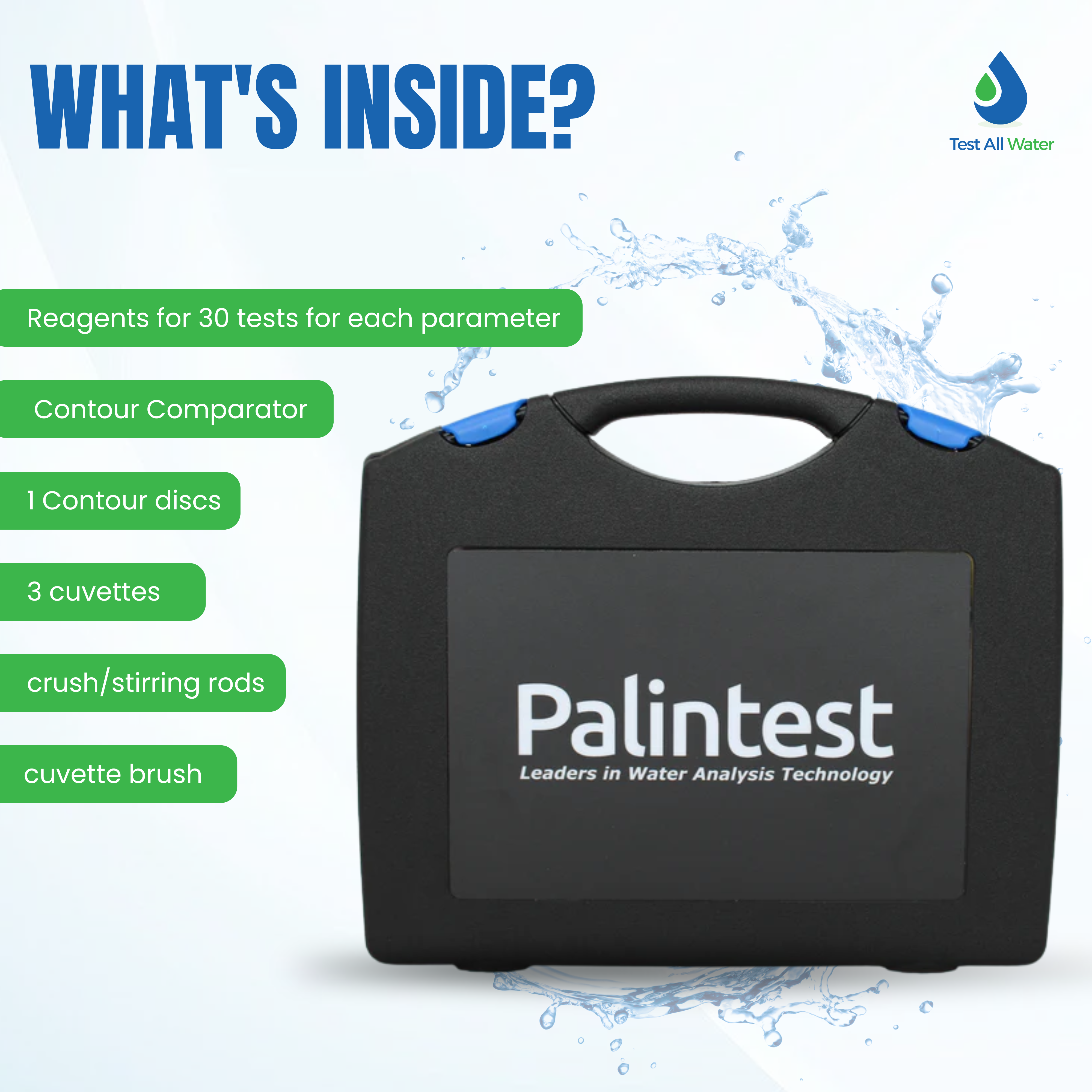 Palintest Contour Comparator Kit, DPD 4 Ozone 0-1mg/L O3