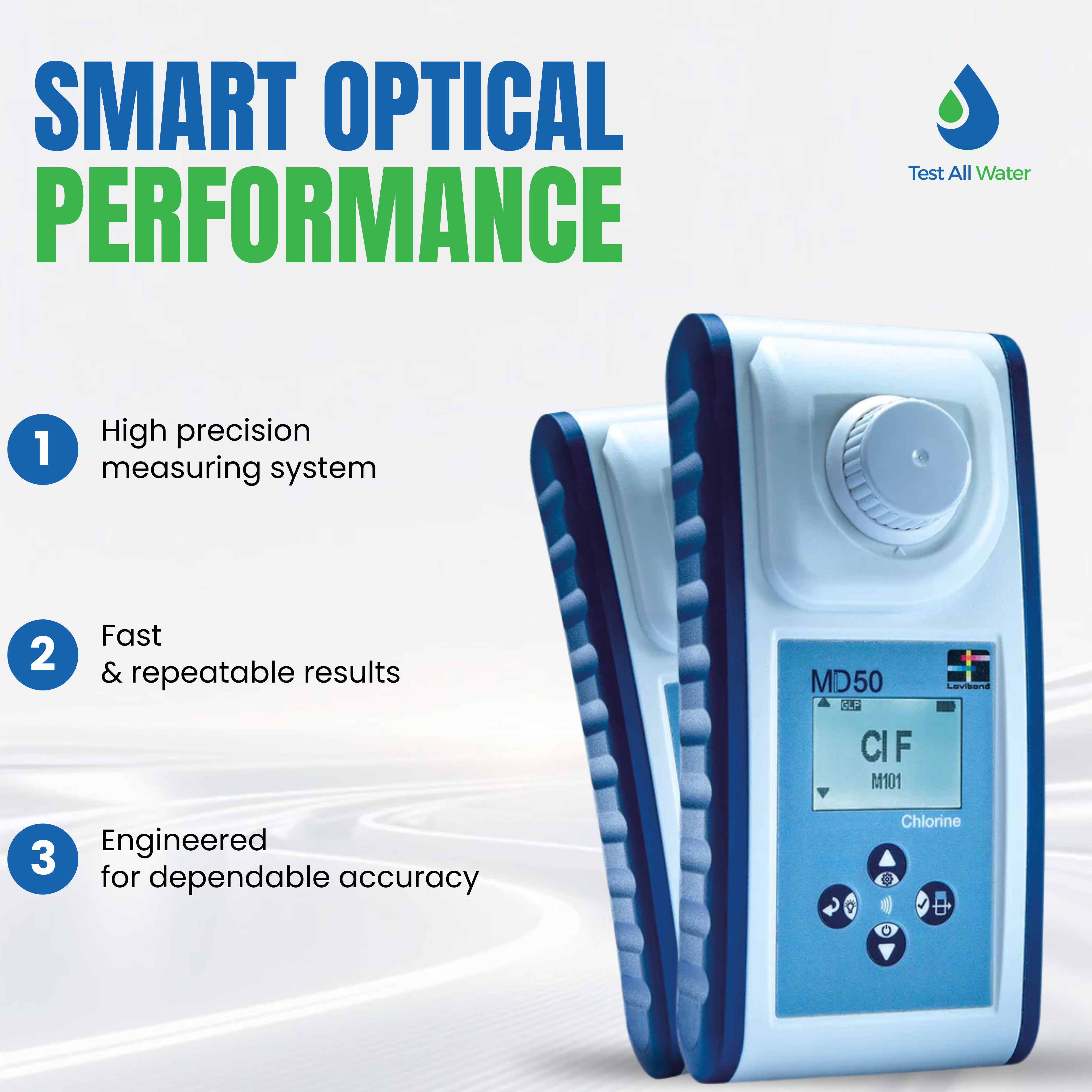 Lovibond MD50 Molybdenum Photometer with Powder Reagents