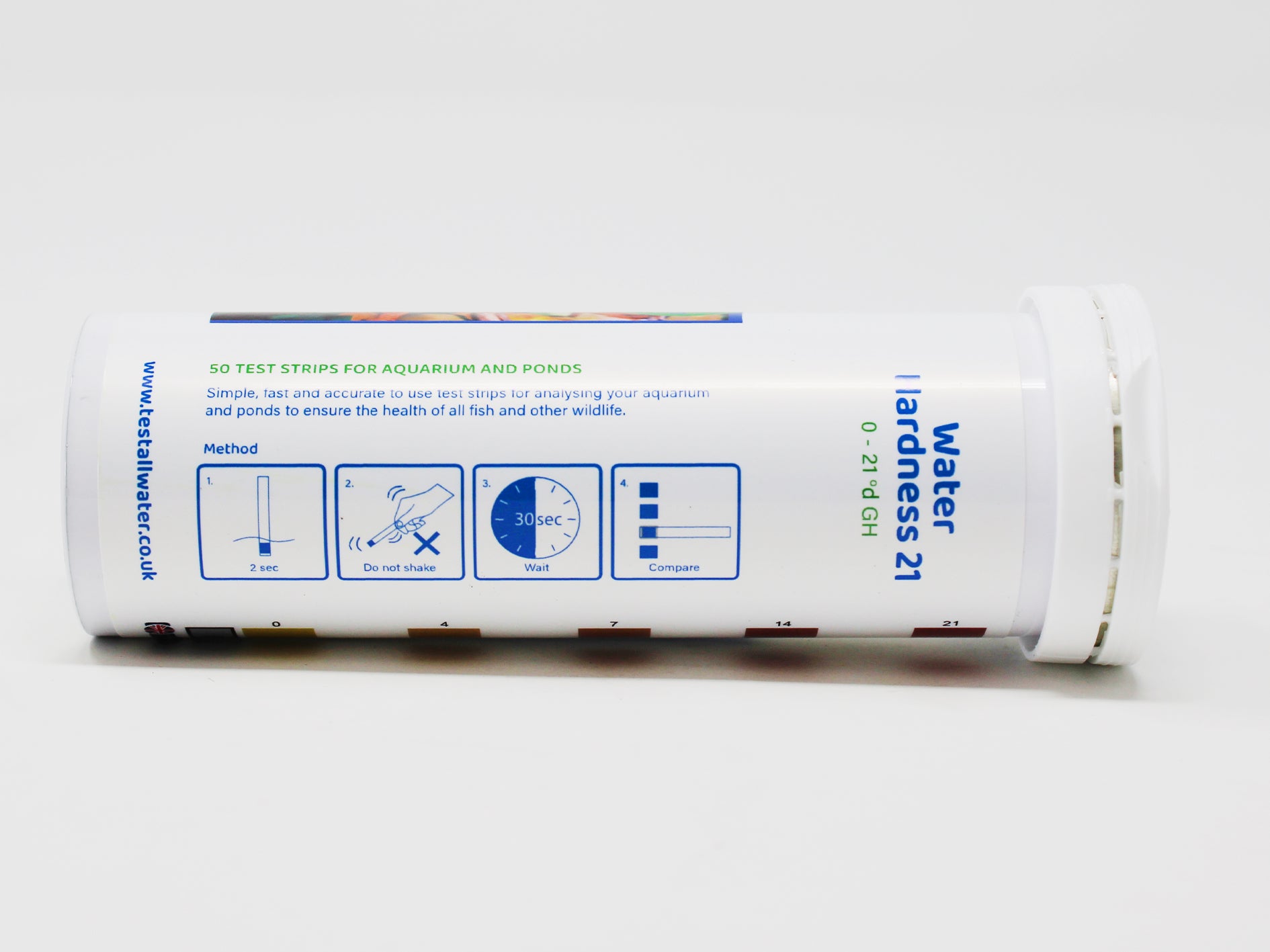 Aquarium Water Hardness 21, 50 strips/pk Test All Water