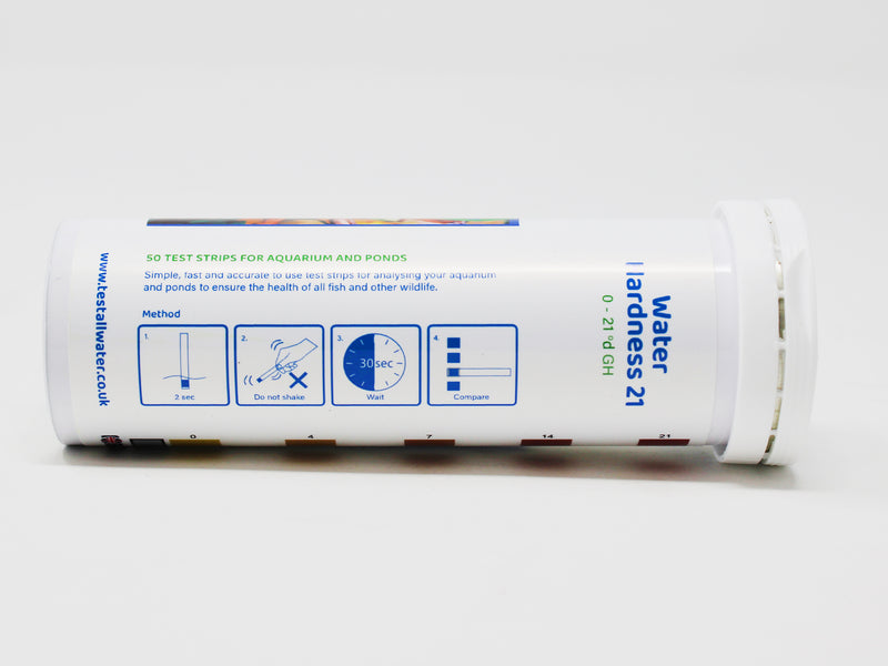 Aquarium Water Hardness 21, 50 strips/pk Test All Water