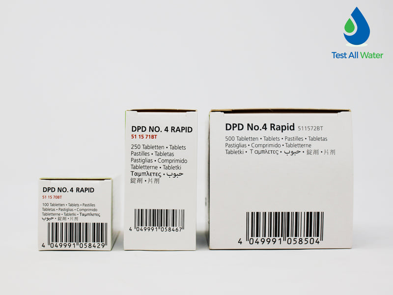 Lovibond DPD 4 Rapid Dissolve Tablets