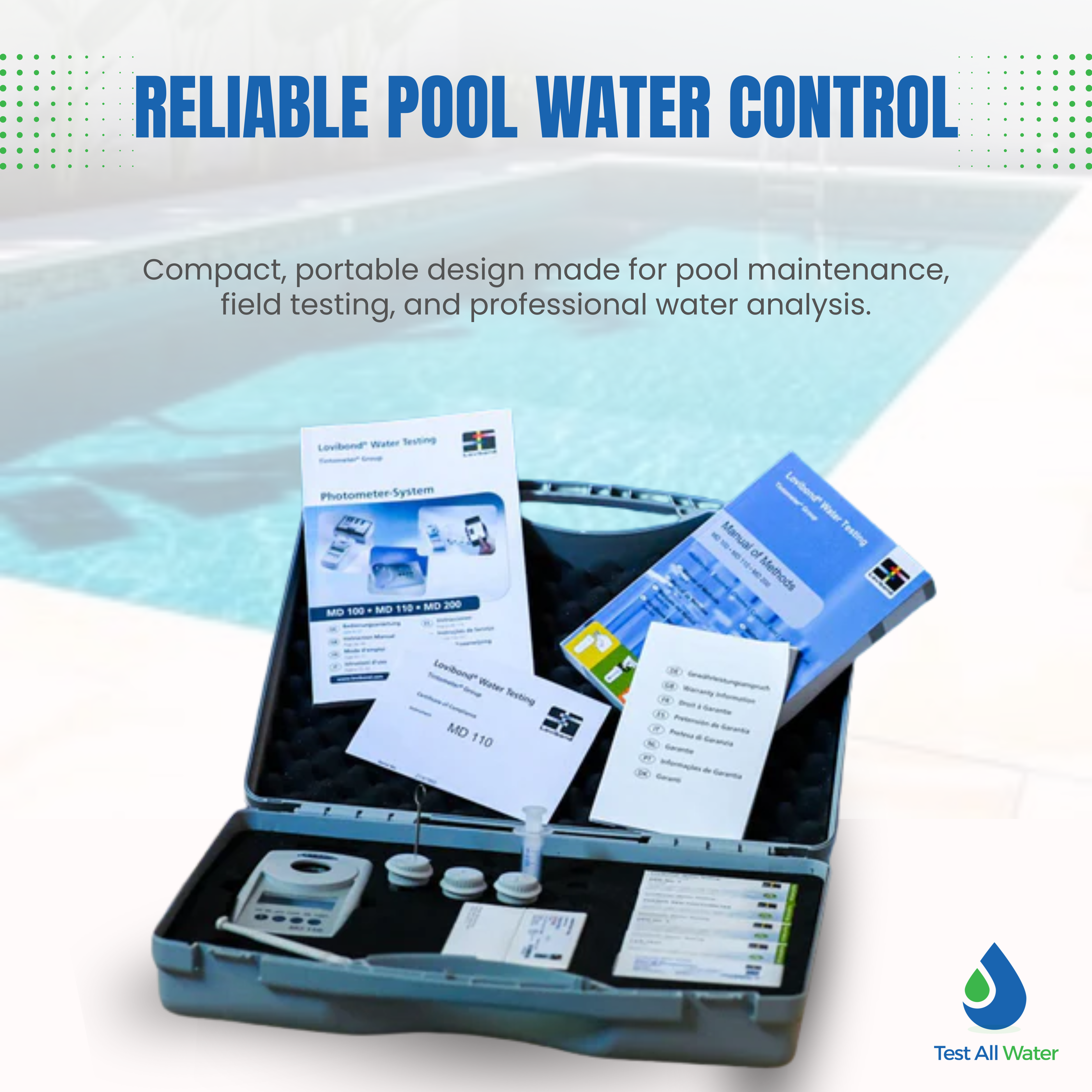 Lovibond MD110 Pool Control 6 in 1 Photometer